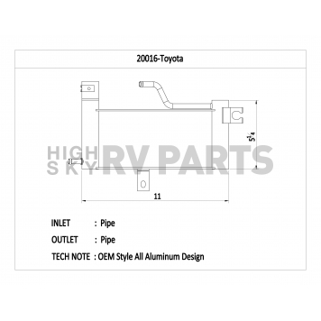 CSF Fluid Cooler 20016-1