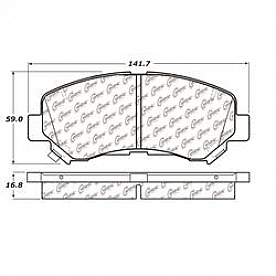Stop Tech/ Power Slot Brake Pad - 105.13740