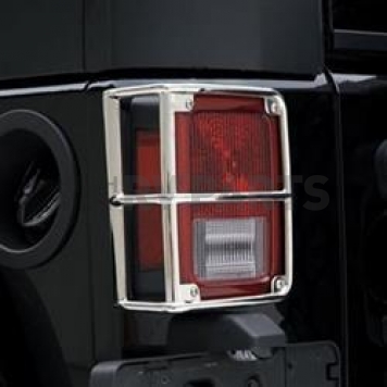 Smittybilt Tail Light Guard Stainless Steel Euro Set Of 2 - 8465