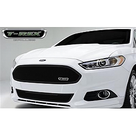 T-Rex Truck Products Grille Insert - Mesh Oval Black Powder Coated Mild Steel - 51532