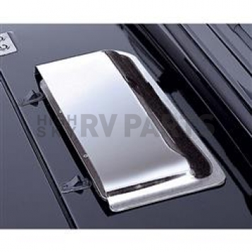 Rugged Ridge Hood Scoop - Molded Air Chrome Plated ABS Plastic Silver - 1135202