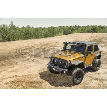 Rugged Ridge Soft Top - Black Fastback Top Vinyl - 1379039-3