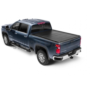 Retrax Tonneau Cover Hard Manual Retractable Black Matte Aluminum - T-80485