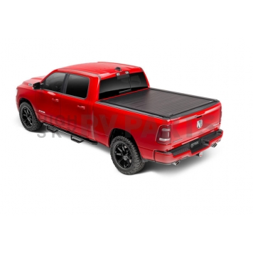 Retrax Tonneau Cover Hard Manual Retractable Black Matte Aluminum - T-80484