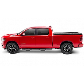 Retrax Tonneau Cover Hard Manual Retractable Black Matte Aluminum - T-80831