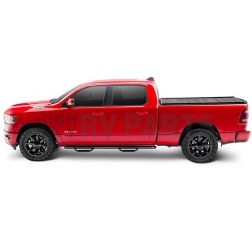 Retrax Tonneau Cover Hard Manual Retractable Black Matte Aluminum - T-80831