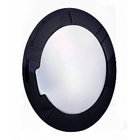 All Sales Fuel Door - Round Aluminum - 6950GKC