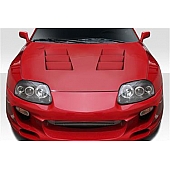 Extreme Dimensions Hood - Fiberglass Reinforced Plastic Black - TS-1 - 113598