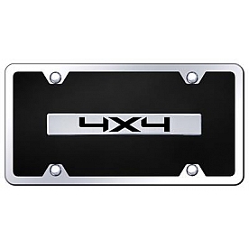 Automotive Gold License Plate - 4X4 Acrylic - B4X4CBK