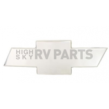 All Sales Emblem - Chevrolet Bow-Tie Silver Aluminum - 96127P