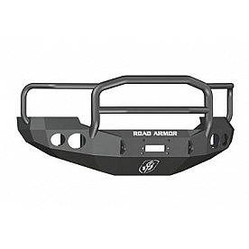 Road Armor Bumper Stealth Lonestar 1-Piece Design Steel Black - 60505B