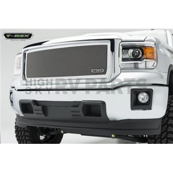 T-Rex Truck Products Grille Insert - Mesh Rectangular Polished Stainless Steel - 54208