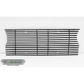 T-Rex Truck Products Grille Insert - Horizontal Bar Rectangular Black Powder Coated Aluminum - 6204941