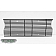 T-Rex Truck Products Grille Insert - Horizontal Bar Rectangular Black Powder Coated Aluminum - 6204941