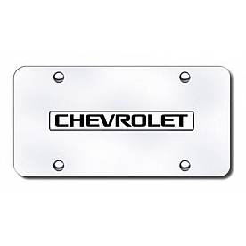 Automotive Gold License Plate - Chevrolet Stainless Steel - CHVNCC