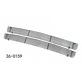 Paramount Automotive Grille Insert - Polished Aluminum 4 Millimeter Horizontal Style - 360159