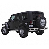 Smittybilt Bumper 1-Piece Design Stainless Steel Silver - JB44-RS