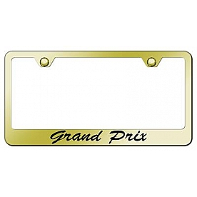 Automotive Gold License Plate Frame - Gold Stainless Steel - LFSGPREG
