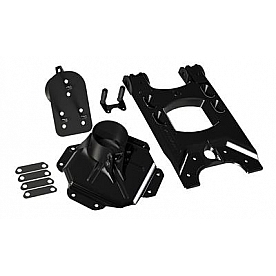 Teraflex Spare Tire Carrier Tailgate Mount Aluminum Black - 4838150