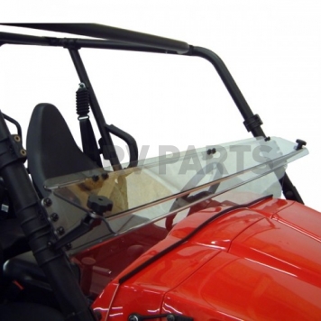 Kolpin Windshield - Half-Folding Polycarbonate Clear - 1463