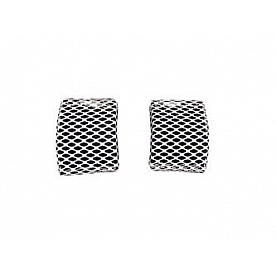 Street Scene Bumper Grille Insert Mesh Satin Silver Aluminum - 95077999