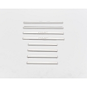 Putco Door Sill Protector - Stainless Steel Silver Set Of 4 - 95173GM-2