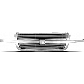 Street Scene Grille - Silver Aluminum - 95075556
