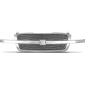 Street Scene Grille - Silver Aluminum - 95075556