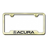 Automotive Gold License Plate Frame - Gold Stainless Steel - GFACUEG