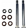 Help! By Dorman Hinge Pin and Bushing Kit - Steel - 38464