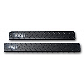 Warrior Products Door Sill Protector - Aluminum Black Set Of 4 - 4920PC