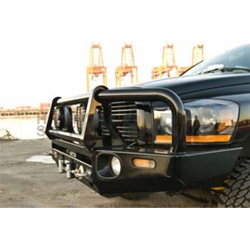 ARB Bumper Steel Powder Coated Deluxe Bar Black 1-Piece - 3452030