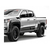 Warn Fender Flare - Black ABS Plastic Satin Set Of 4 - 102025
