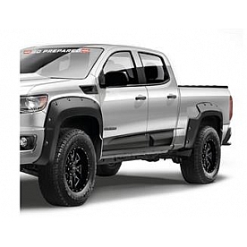 Warn Fender Flare - Black ABS Plastic Satin Set Of 4 - 102025