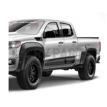 Warn Fender Flare - Black ABS Plastic Satin Set Of 4 - 102025
