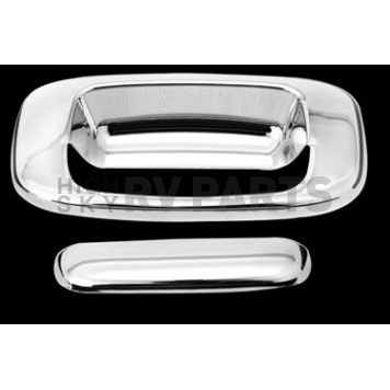 Paramount Automotive Tailgate Handle Cover - ABS Plastic Silver - 640105