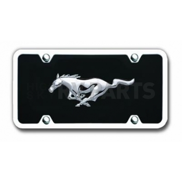 Automotive Gold License Plate - Mustang Acrylic - PMUSCBK