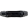 Help! By Dorman Exterior Door Handle - Plastic Black Single - 77729