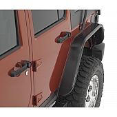 Warrior Products Fender Flare - Silver Steel Bare Set Of 2 - S7312RAW