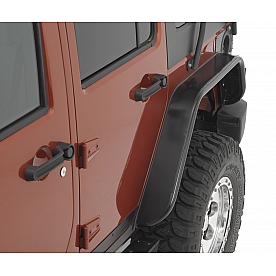 Warrior Products Fender Flare - Silver Steel Bare Set Of 2 - S7312RAW