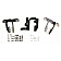 Black Horse Offroad Running Board Aluminum Stationary Silver - VOJPCE