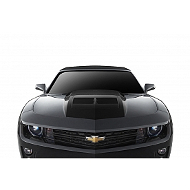 Extreme Dimensions Hood Scoop - Double Vented  Fiberglass Reinforced Plastic Black - 112446