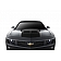 Extreme Dimensions Hood Scoop - Double Vented  Fiberglass Reinforced Plastic Black - 112446