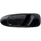 Help! By Dorman Exterior Door Handle - Plastic Black Single - 77758