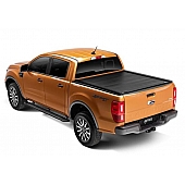 Retrax Tonneau Cover Hard Manual Retractable Black Matte Aluminum - T-80335