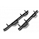 N-Fab Nerf Bar - Truck Wheel to Wheel Black Gloss Textured Powder Coated Steel Round - F1777RC4