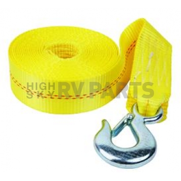 Fulton Trailer Winch Hook Strap - Nylon Webbing Yellow - WS20HD0200