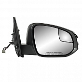 K-Source Exterior Mirror Electric OEM Black Single - 70199T