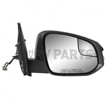 K-Source Exterior Mirror Electric OEM Black Single - 70199T
