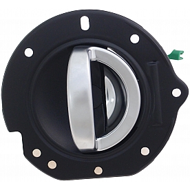 Help! By Dorman Interior Door Handle - Paddle OEM Black Housing With Silver Lever Single - 88241